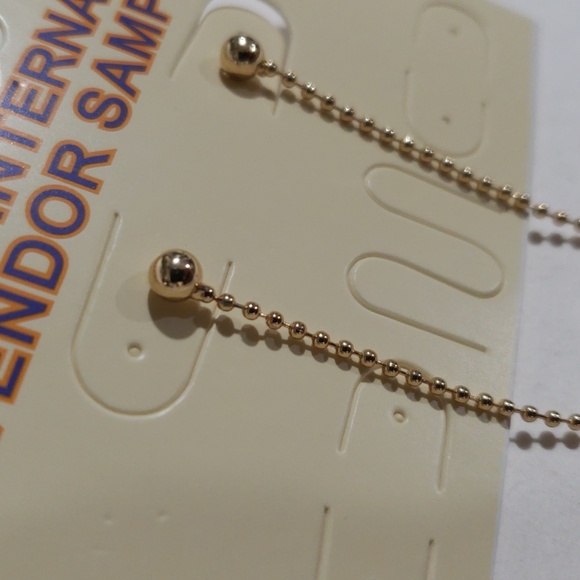 Elegant Gold tone 2.5-inch Drop Long Earrings - Stylish Women's Fashion Jewelry - Picture 6 of 9